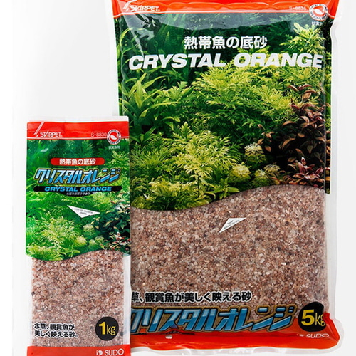 SUDO 바닥모래 크리스탈 오렌지 1kg (S-8830)