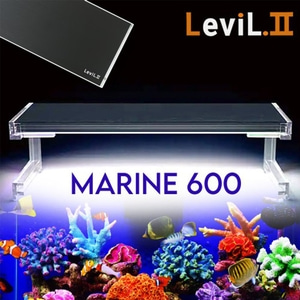 리빌 2세대 슬림 LED 수족관 조명 600 (해수용) 블랙